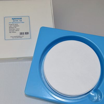 Polypropylene Membrane Filters, 0.8um, 90mm, Nonsterile, 100/Pk