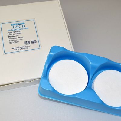 Polypropylene Membrane Filters, 2.0um, 47mm, Nonsterile, 200/Pk
