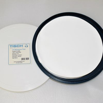Membrane Filter, CA, 0.22 um, 142mm, Nonsterile, 50 Pk