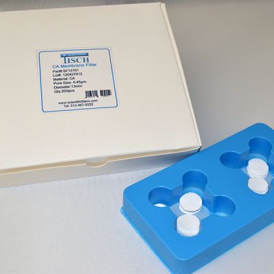 Membrane Filter, CA, 0.45um, 13mm, Nonsterile, 200 Pk