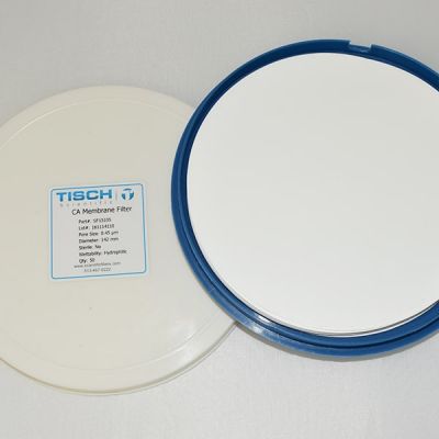 Membrane Filter, CA, 0.45um, 142mm, Nonsterile, 50 Pk