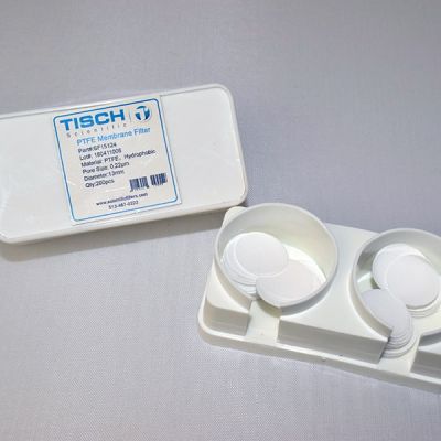 PTFE Membrane Filters, 0.22 um, 13mm, Nonsterile, 200/Pk