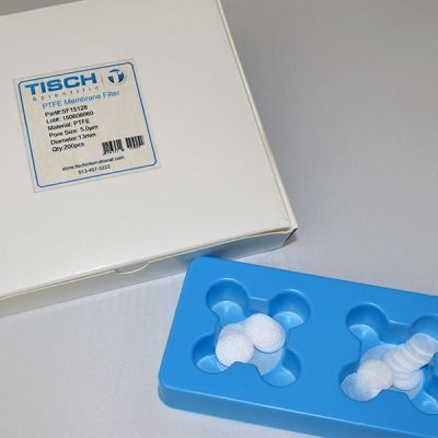 PTFE Membrane Filters, 5.00 um, 13mm, Nonsterile, 200/Pk