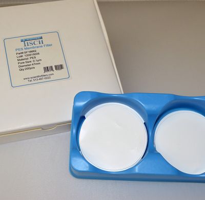 PES Membrane Filter, 0.1um, 47mm, Nonsterile, 200 Pk