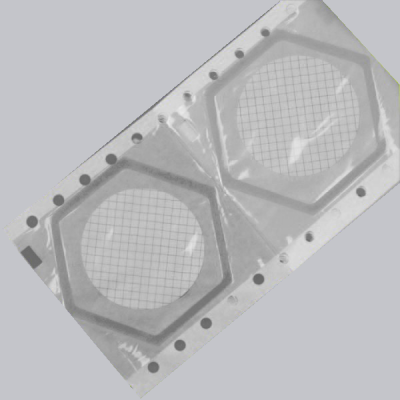 MCE Membrane Filter, Black w/White Grid, 0.45um, 47mm, Sterile, 150 Pk