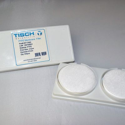 PTFE Membrane Filters, 3.0um, 47mm, Nonsterile, 100/Pk