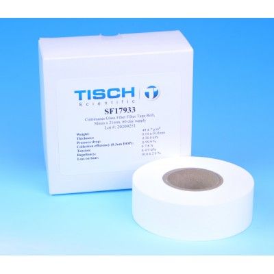 BAM Glass Fiber Filter Tape Roll, 60 Day Supply