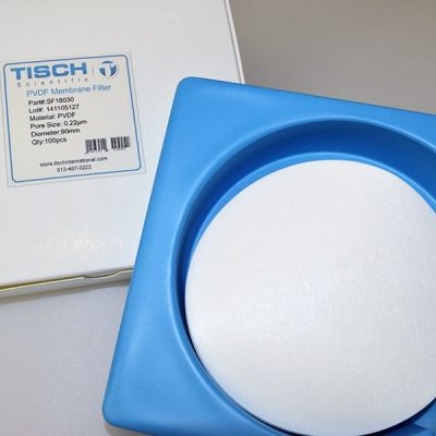 PVDF Membrane Filters, 0.22 um, 90mm, Nonsterile, 100/Pk