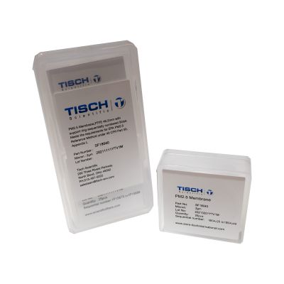 PTFE PM2.5 Air Monitoring Membrane Filter, 2.0um, 46.2mm, w/Support Ring, Seq Numbered, 50 Pack