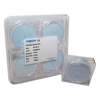 PTFE Membrane Filters (w/out Substrate), 5.00 um, 47mm, Nonsterile, 100/Pk