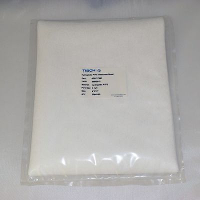 PTFE Hydrophilic Membrane Filters, 0.1um, 8 Inch x 10Inch, Nonsterile, 20/Pk