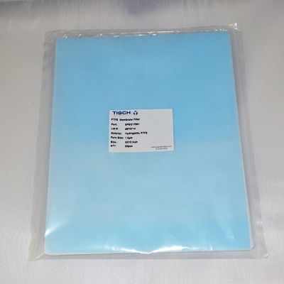 PTFE Hydrophilic Membrane Filters, 1.0um, 8 Inch x 10Inch, Nonsterile, 20/Pk