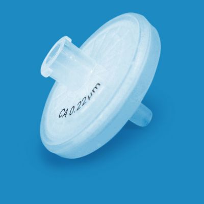 CA Syringe Filter, 0.22 um, 25mm, Luer-Lok/Luer Slip, Nonsterile, 100/Pk