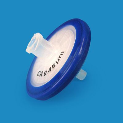 CA Syringe Filter, 0.45um, 33mm, Luer-Lok/Luer Slip, Nonsterile, 100/Pk