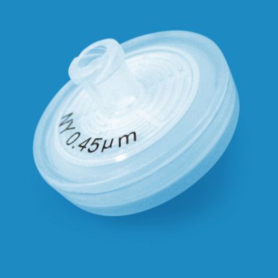 Nylon Syringe Filters w/ GD-4 Pre-Filter, 0.45um, 25mm, Nonsterile, 100/Pk