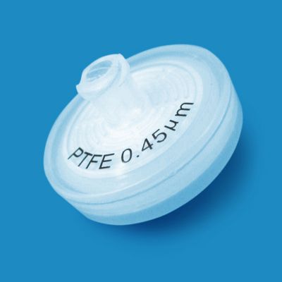 PTFE Syringe Filters w/ GD-4 Pre-Filter, 0.45um, 25mm, Nonsterile, 100/Pk
