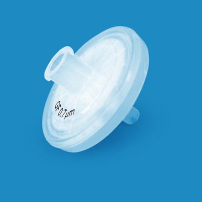 Syringe Filter, Glass Fiber, 0.7um, 25mm, Luer-Lok/Luer Slip, Nonsterile, 100Pk