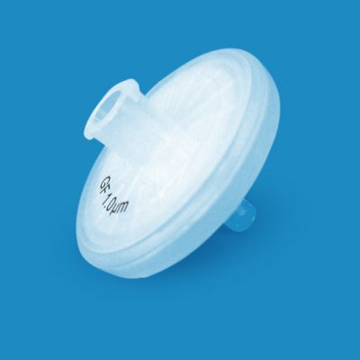 Syringe Filter, Glass Fiber, 5.0um, 25mm, Luer-Lok/LuerSlip, Nonsterile, 100/Pk