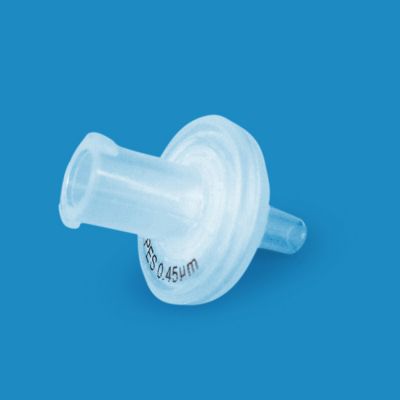 PES Syringe Filters, 0.45um, 13mm, Luer-Lok/Luer Slip, Nonsterile, 100/Pk
