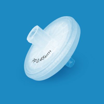 Polypropylene Syringe Filters, 0.45um, 33mm, Luer-Lok/Luer Slip, Nonsterile, 100/Pk