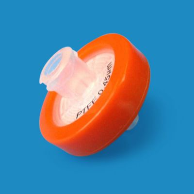 PTFE Syringe Filters, 0.45um, 17mm, Luer-Lok/Luer Slip, Nonsterile, 100/Pk