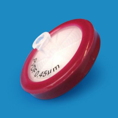 PVDF Syringe Filters, 0.45um, 30mm, Luer-Lok/Luer Slip, Nonsterile, 100/Pk