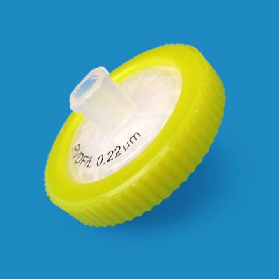 Hydrophilic PVDF Syringe Filters, 0.22 um, 25mm, Luer-Lok/Luer Slip, Nonsterile, 100/Pk