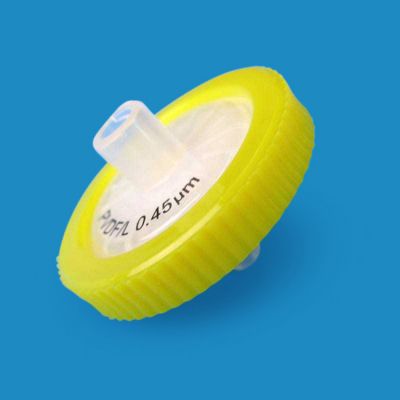 Hydrophilic PVDF Syringe Filters, 0.45um, 25mm, Luer-Lok/Luer Slip, Nonsterile, 100/Pk