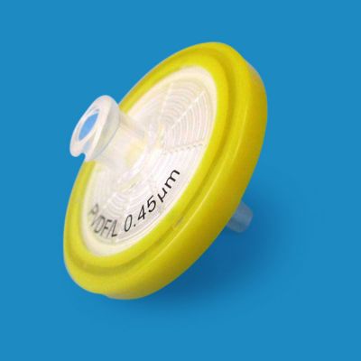 Hydrophilic PVDF Syringe Filters, 0.45um, 33mm, Luer-Lok/Luer Slip, Nonsterile, 100/Pk