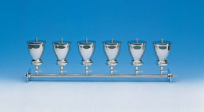 AS610/3 Six-Place Vacuum Filter Sys, Stainless Steel 500 ml (1)