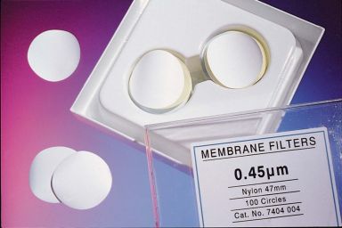 Nylon Membrane Circle, 0.45um Pore Size, 25mm, 100/Pk