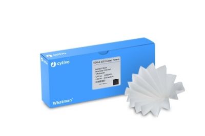 Grade 520 a 1/2 Qualitative Filter Paper Folded (Prepleated), 240mm, 100/Pk