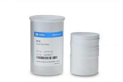 Grade GF 8 Coarse Particle Filter w/ Binder, 90mm D Circle, 100/Pk
