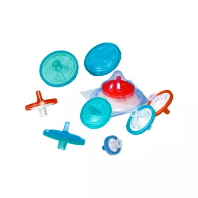 Acro Disc Syringe Filters w/ Supor Membrane - 0.2um, 13mm, Minispike Outlet, 1000/Pk