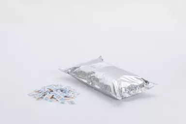 Indicating Desiccant Packets, 1g, Blue-to-Pink Moisture Indicator, 1,000/Pk