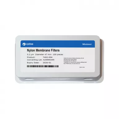 Nylon Membrane Circle, 0.2um Pore Size, 47mm, 100/Pk