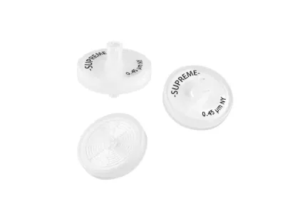 SYRINGE FLTR ABLUO SUPREME 25MM FLL/MLS PP GF/F/PTFE 0.7/0.45UM CLR 50/PK