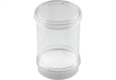 Nitrocellulose Membrane Analytical Funnels, 0.2um, 47mm, 100mL, White/Black Grid, Sterile, 50/Pk