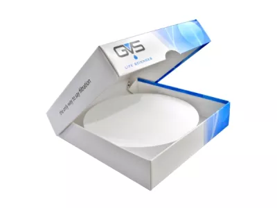 Paper filter disc diam.47mm air monitoring glass fiber 64 g/m2 GVS 100 pc