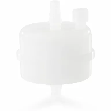 Polypropylene Capsule Filter, 1.0um, 72mm x 95mm, 1/4 - 3/8 in. Step Hose Barb, Nonsterile, 1Pk