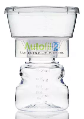 Autofil Bottle Top Vacuum Filter, 0.22um PES, 250 mL, Sterile, 12/CS