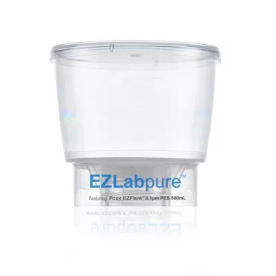 EZLabpure Bottle Top Vacuum Filter, 0.1um PES, 500 mL, Sterile, 24/CS