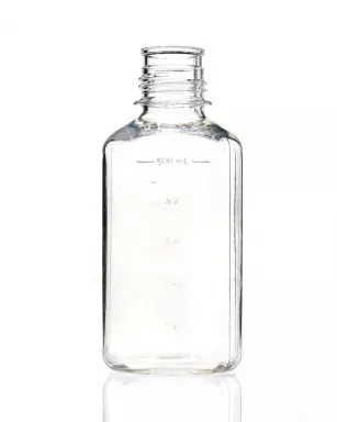 EZBio(R) 500 mL PC Media Bottles, Non-Sterile, Autoclavable with 38-430 mm Neck, Without Caps, 12/PK