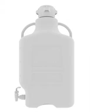 EZgrip(R) 20 L HDPE Space Saving Carboy with Leakproof Spigot, 83B VersaCap, 1/EA