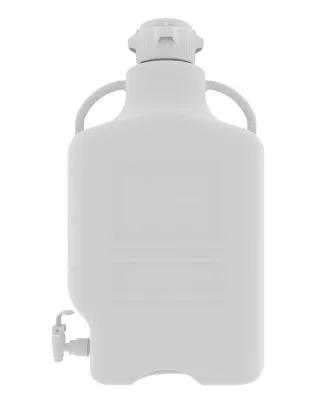 EZgrip 20 L (5 Gal) HDPE Carboy, 83B VersaCap, w/ Spigot, 1/EA