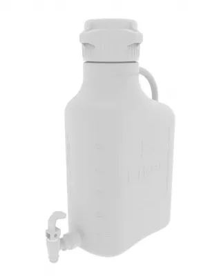 EZgrip 5 L (1 Gal) PP Carboy, 83B VersaCap, w/ Spigot, 1/EA