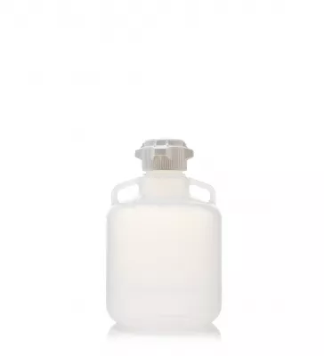 EZLabpure 10 L PP Round Carboy, 83B VersaCap, 1/EA