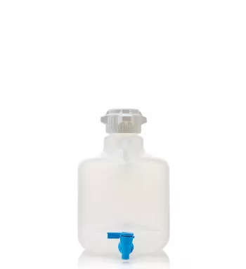 EZLabpure(TM) 10 L Round Carboy, PP, 83B VersaCap with Spigot, 1/EA
