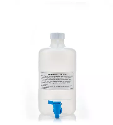 EZLabpure 5 L PP Aspirator Carboy, w/ Spigot, 1/EA