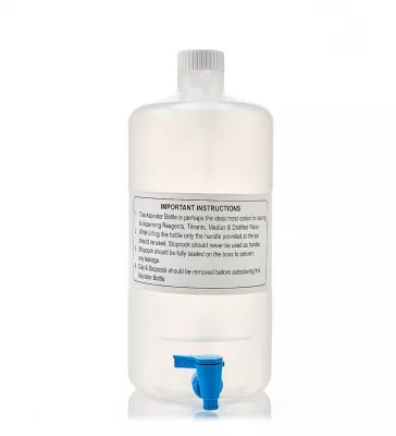 EZLabpure 10 L PP Aspirator Carboy, w/ Spigot, 1/EA